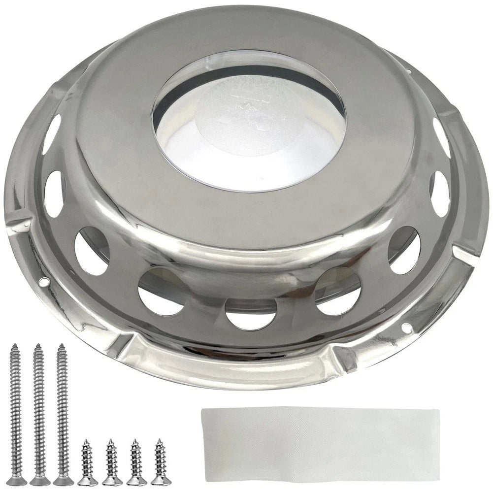 227mm Ventilation Window in 304 Stainless Steel for Marine Deck and Hull Use