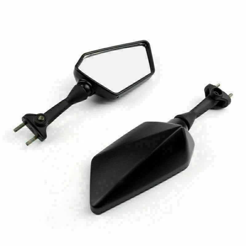 Set of 2 Black Rear View Mirrors for Kawasaki Ninja 250R EX250 (2008–2013) T9