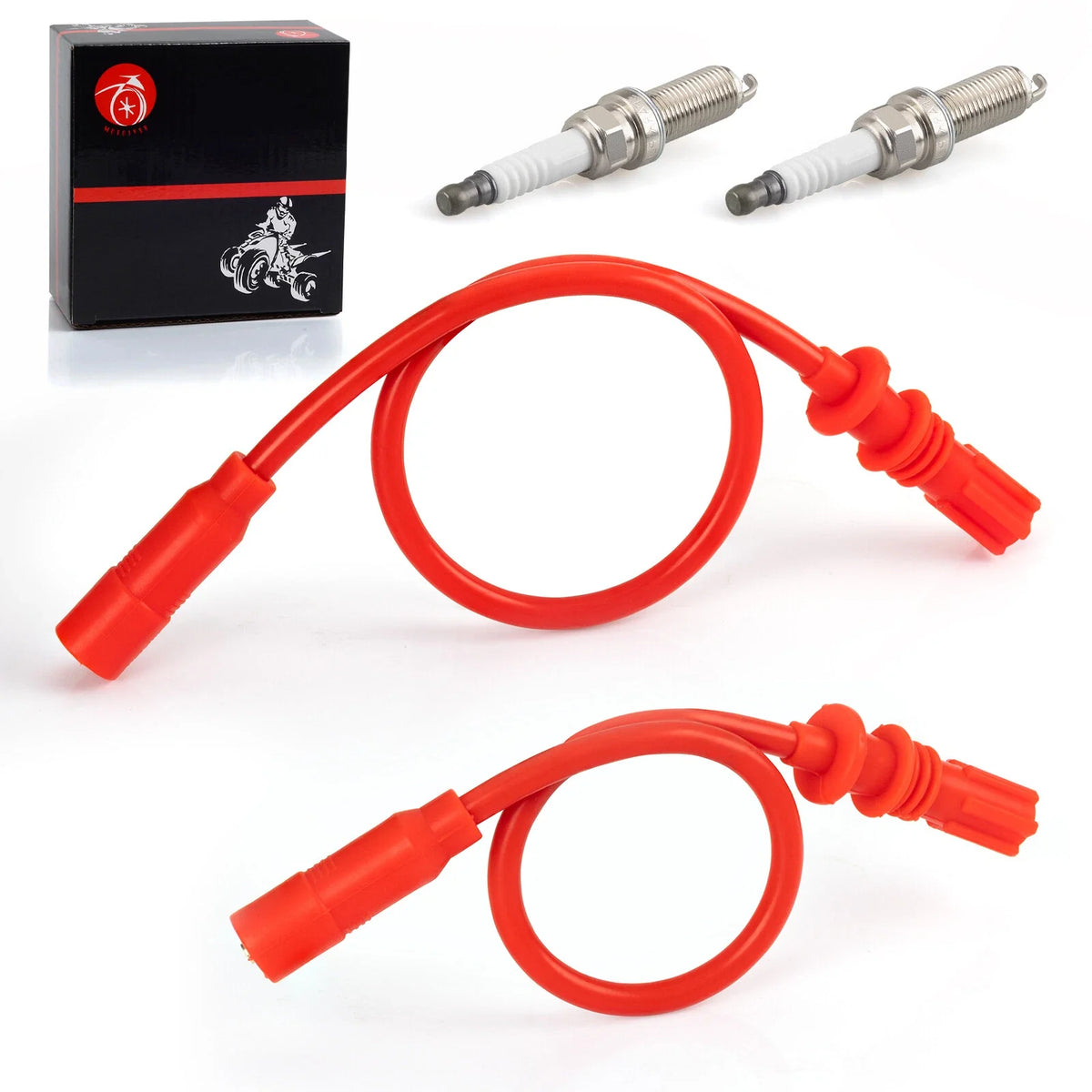 Spark Plug & Wire Set for Polaris Scrambler Sportsman 1000 (2014–2024)