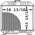 Radiator 17355-72060 Fits Kubota L2850 L3250