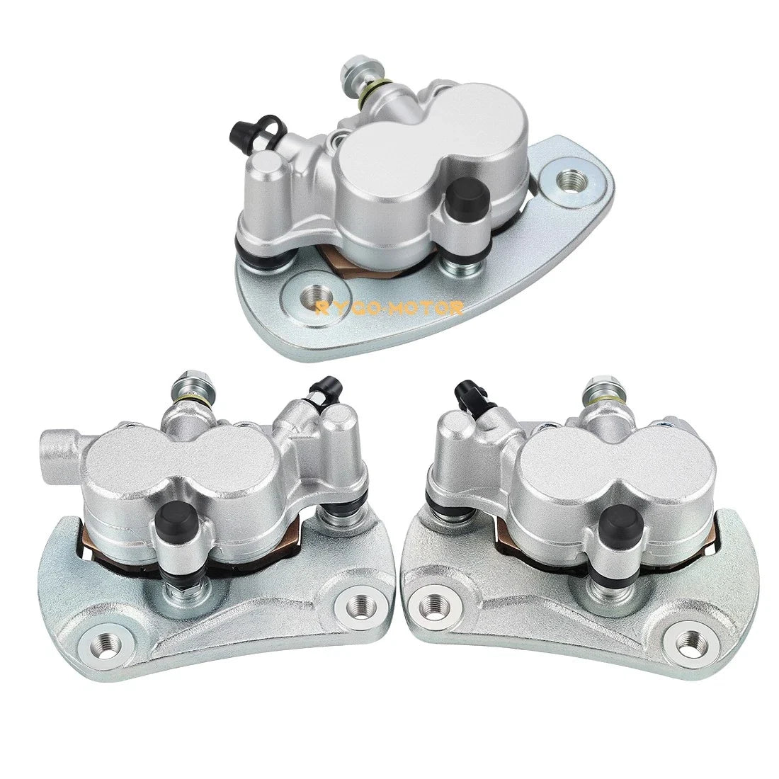 Front & Rear Brake Calipers w/Pads for Can-Am Commander 1000 2011–2018