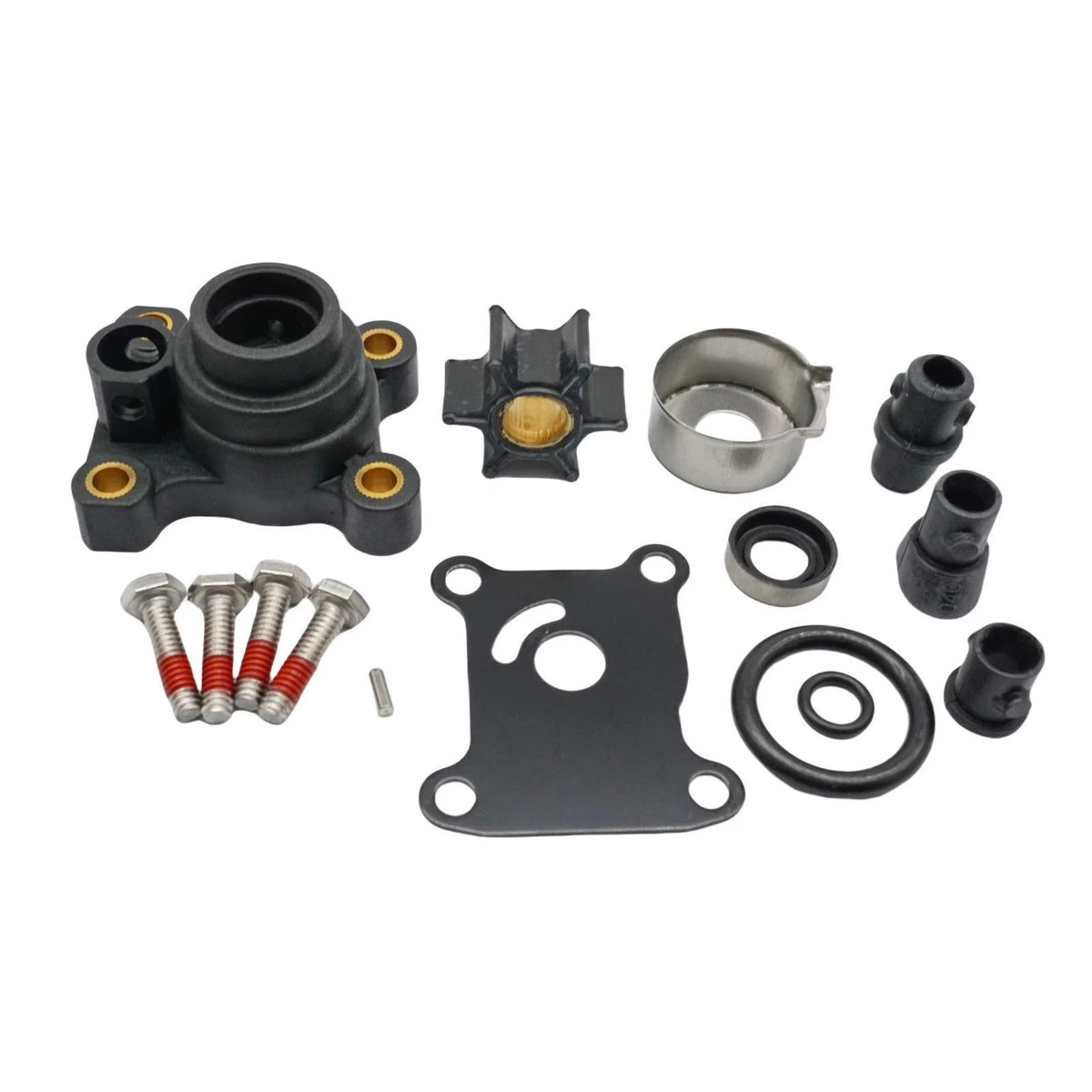Water Pump Impeller Kit 394711 for Johnson Evinrude 9.9 15 HP (1980–2023)