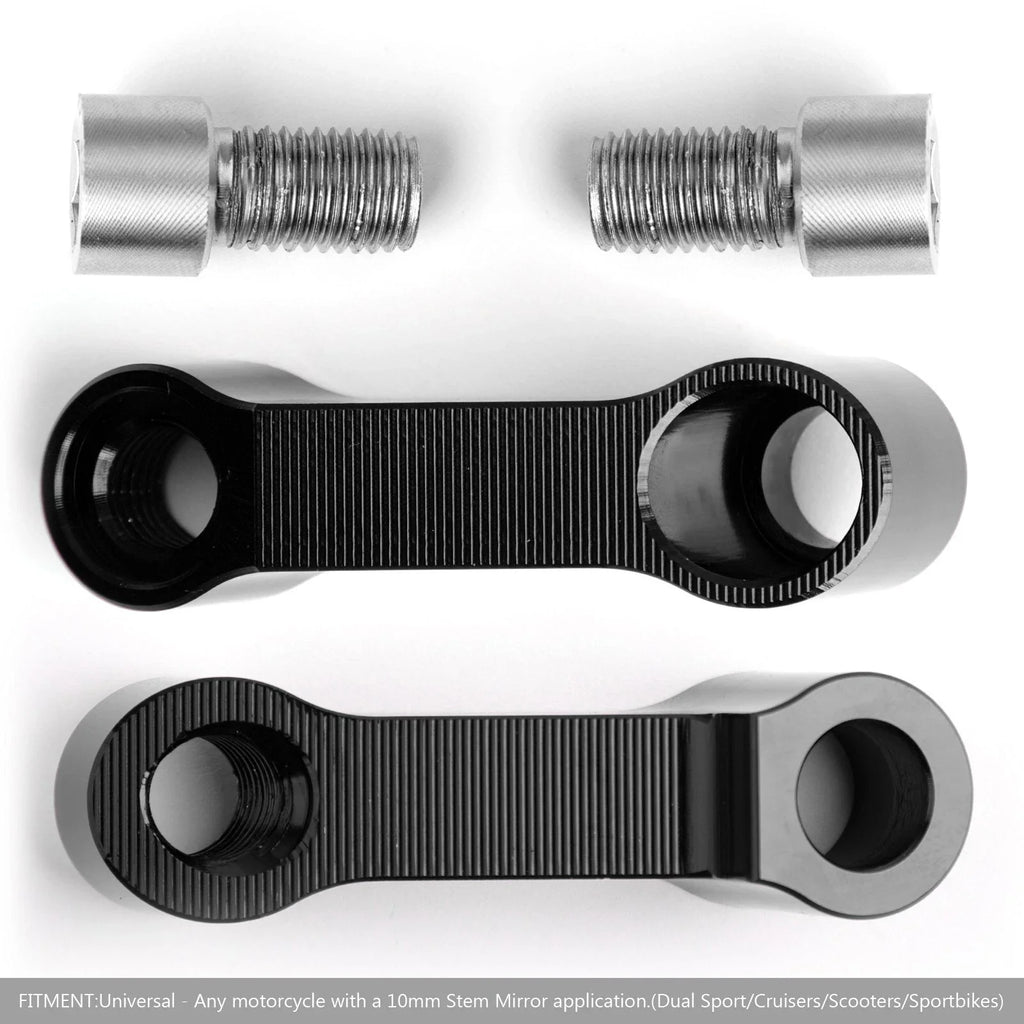 2X Motorcycle Mirror Extenders 10mm for Honda T9 (2019–2023)