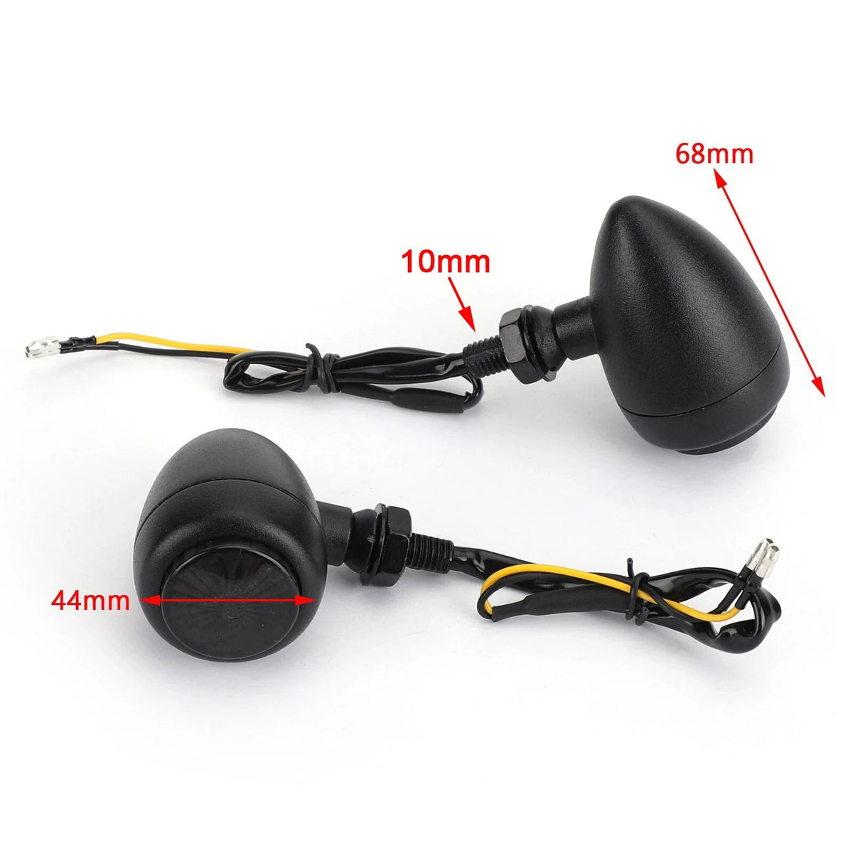 LED Bullet Turn Signals for Harley Chopper Cafe Racer (T8)