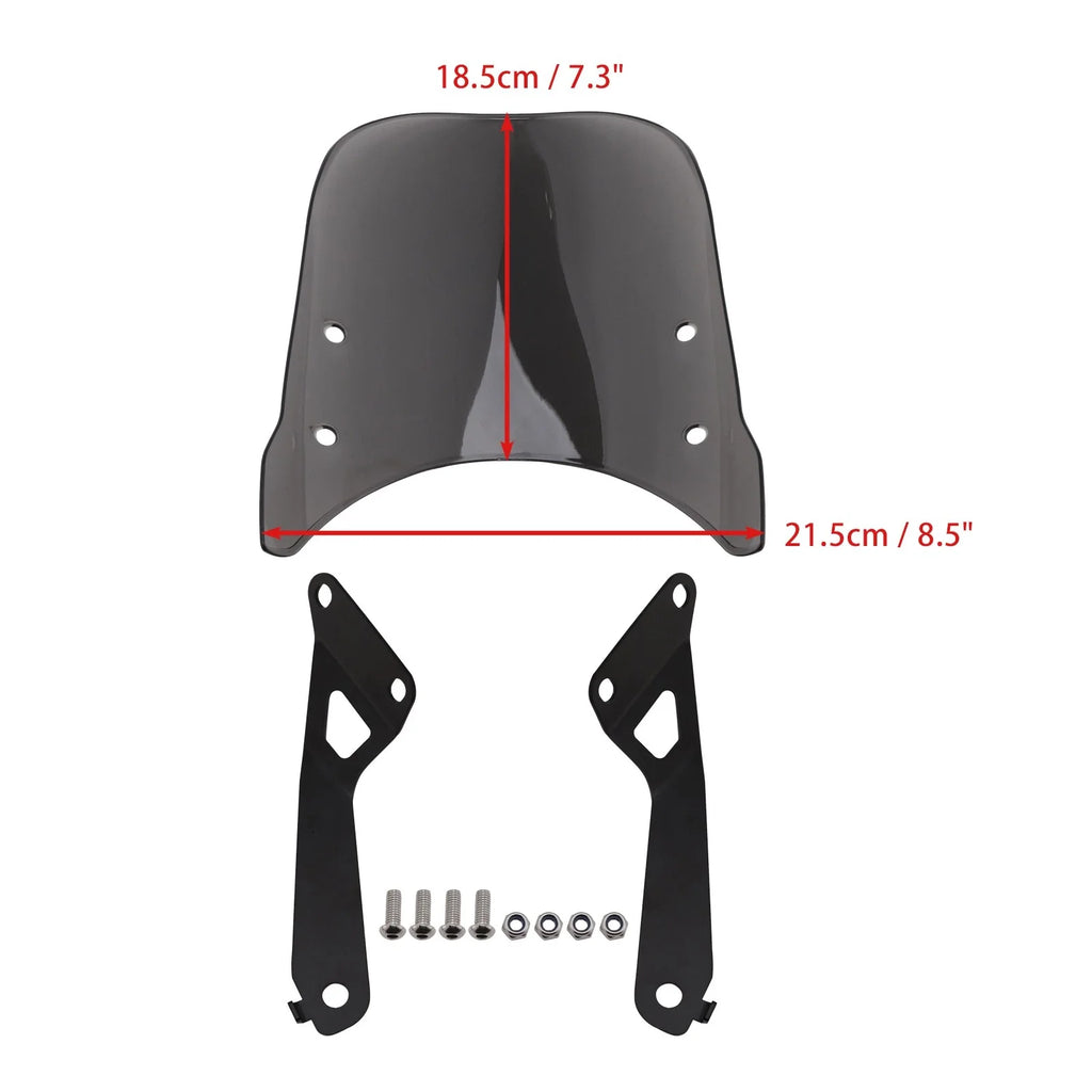 Windshield WindScreen for Honda CB350C GB350C (2024–2025) Gray