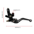 Front Brake Clutch Master Cylinder Reservoir Levers for Universal 7/8" 22mm