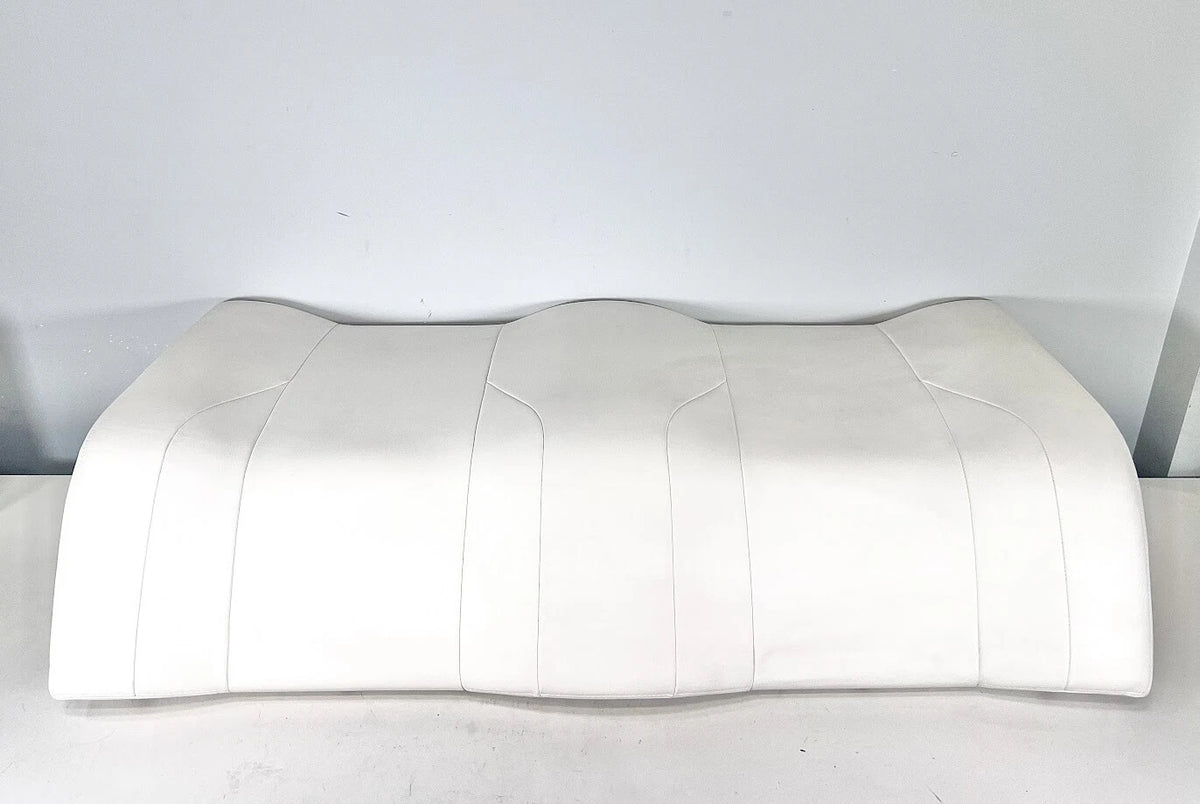 Invincible Boats, White Leaning Post - Cushion, 46in X 22in, Plain, OEM