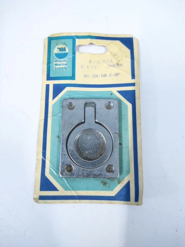 Atlantic Marine Supply 126-148-2-DP, Ring Pull Latch 2'' X 2 1/2