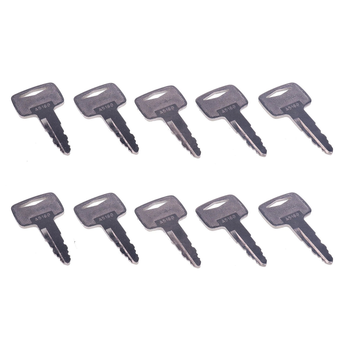10X Ignition Key A5160 91A07-01910 for Caterpillar Mitsubishi Forklift FG Series