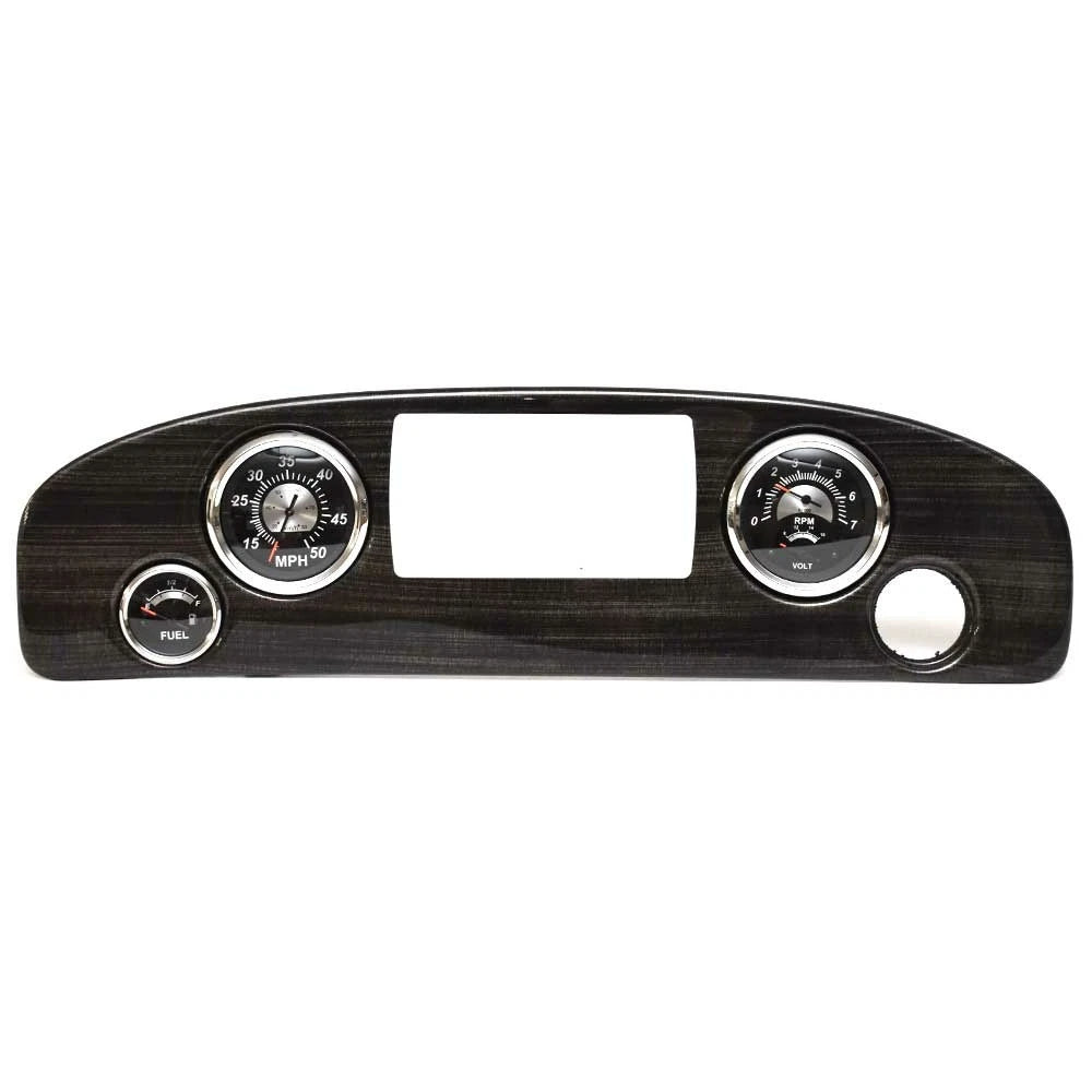 Misty Harbor Pontoon Boat Dash Panel 236-5365A - Teleflex Gauges Woodgrain