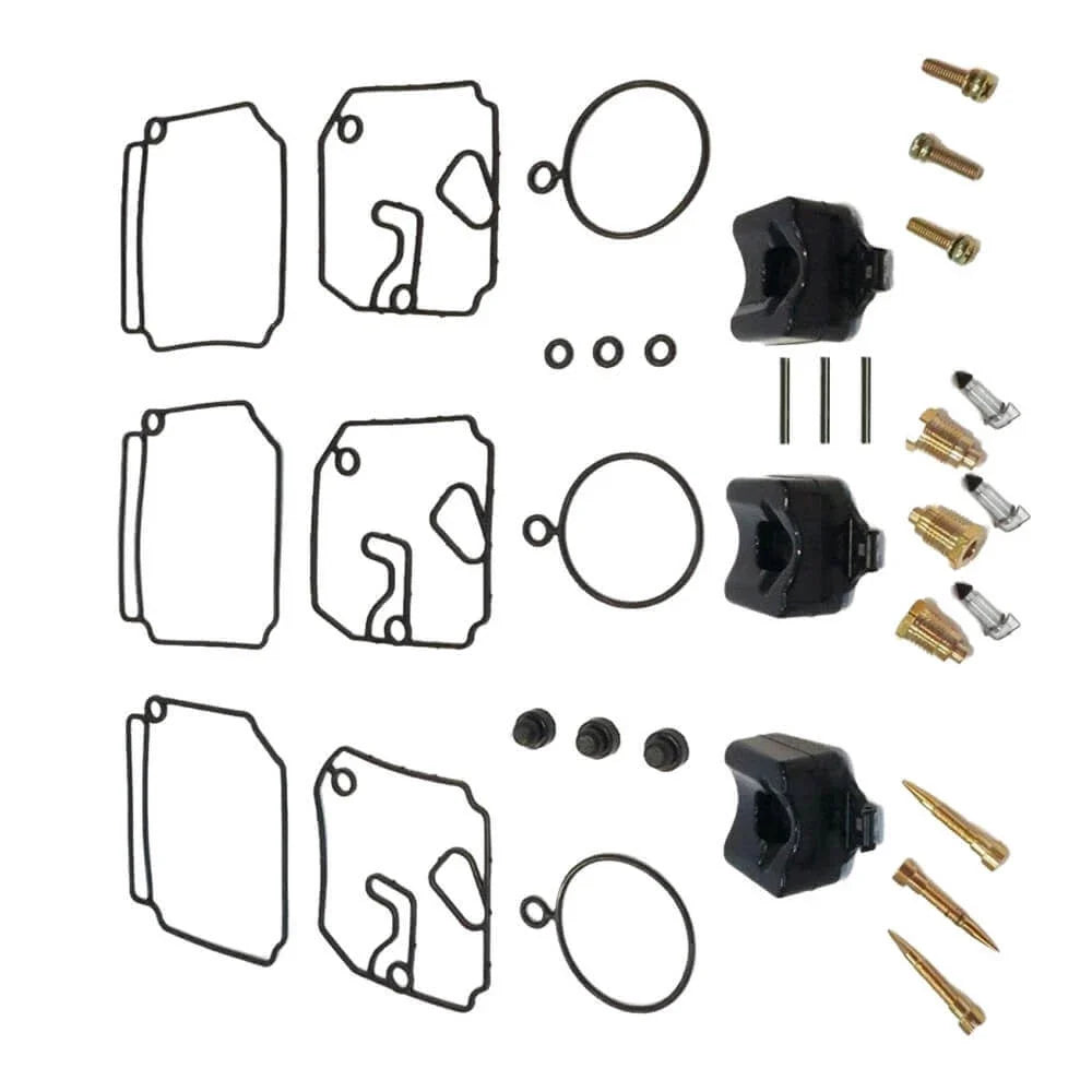 Carburetor Rebuild Kit 3 Pack for Yamaha Outboard 40Hp/50Hp (1989–2006)
