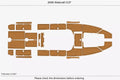 EVA Foam Teak Deck Flooring Mat for Wellcraft CCF (2006)
