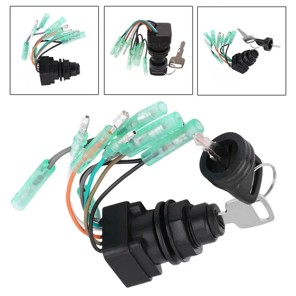 2X Ignition Key Switch for Suzuki Outboard DT30 DT115 DT140 DT150 DT200 D225 (8-225HP)