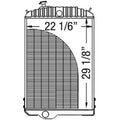 AR68872 Tractor Radiator 22.062" X 29.125" 5 Rows of Tubes Fits John Deere