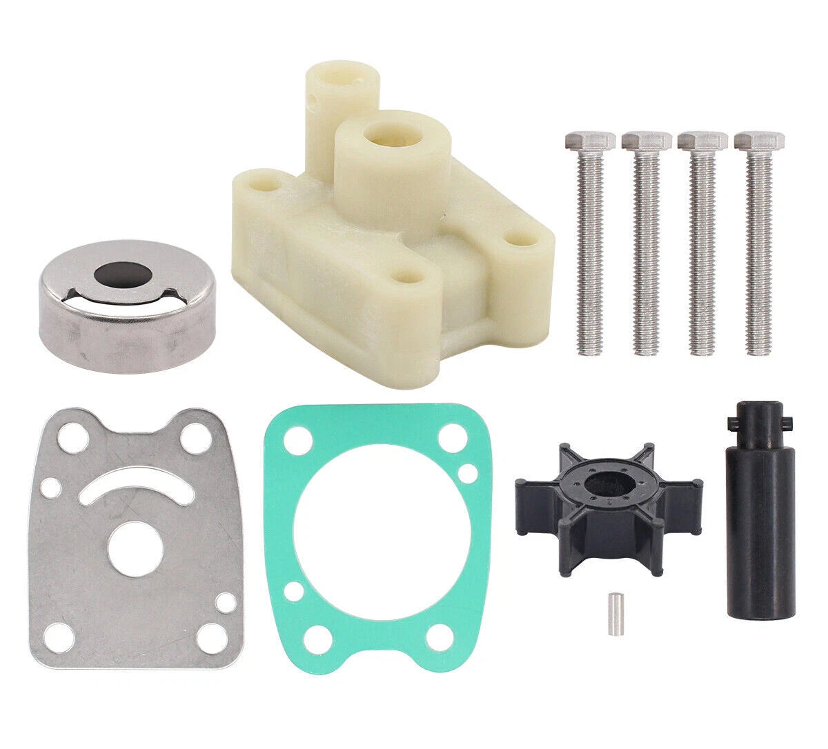 Water Pump Repair Kit Yamaha 6E0-W0078-A2-0 0 2-Str4 5 HP 4-Str 4 6HP Outboard