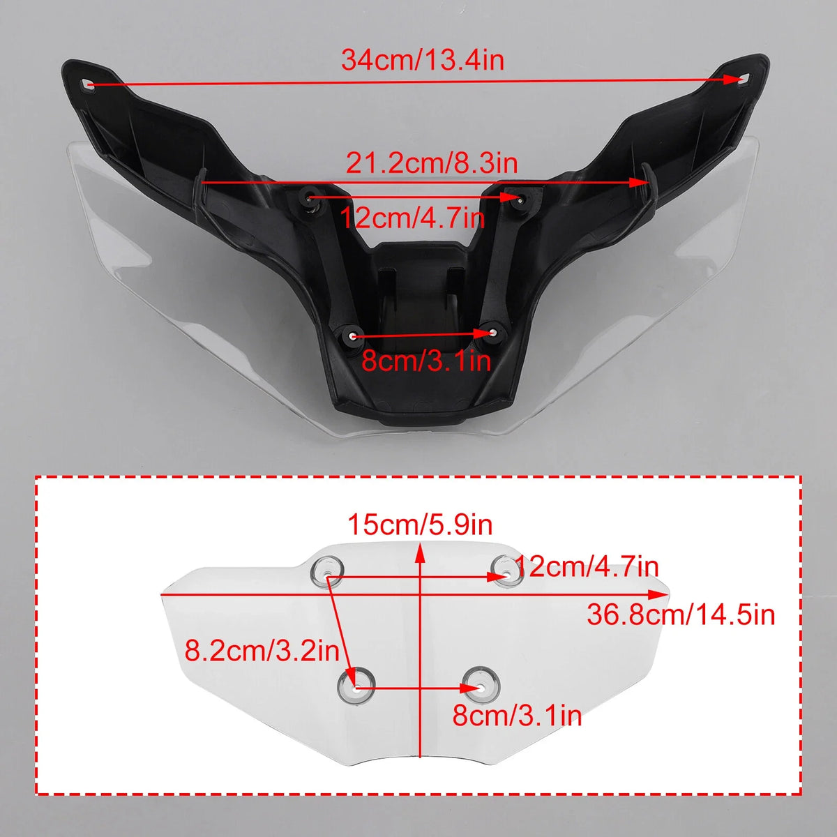 ABS Windshield for Yamaha MT-09/SP (2024–2025) A9