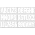 Boat Registration Sticker Decals A-Z & 0-9 Numbers