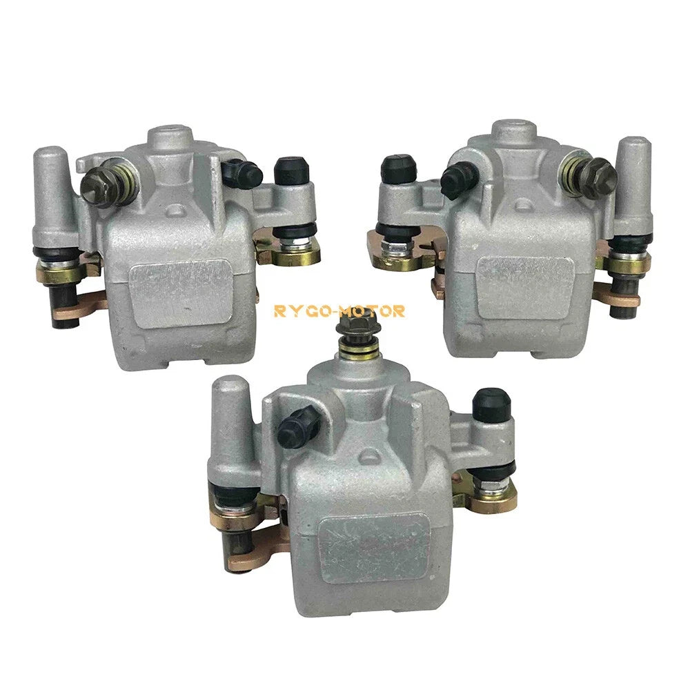 Front & Rear Brake Calipers Set for Can Am Renegade 500 800 800R (2007–2012) w/Pads