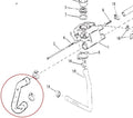 Circulating Water Pump to Thermostat Housing Hose for Mercruiser (32-33189, 32-87108)