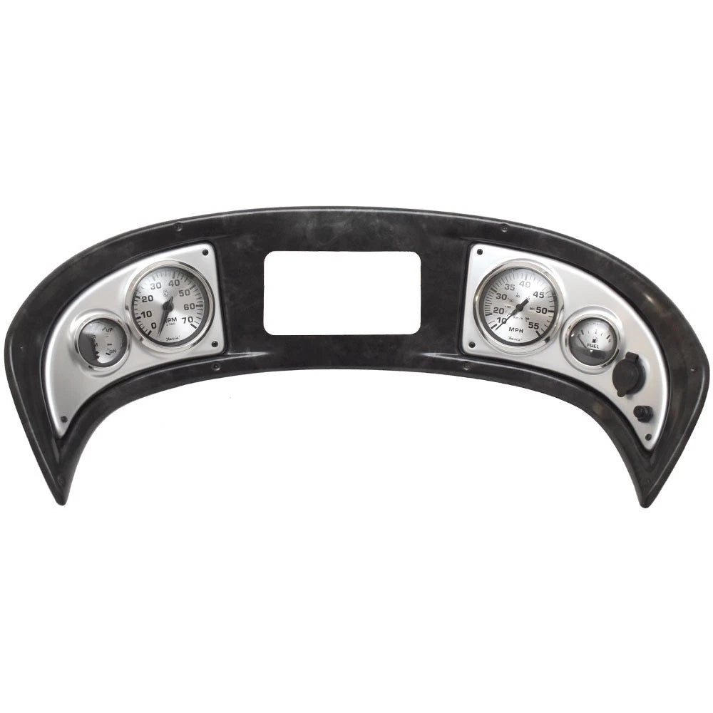 G3 Boat Dash Gauge Panel 73422999 - Woodgrain Black Silver Burlwood