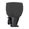 Outboard Motor Cover Waterproof Boat Engine Hood Cover for Motor 30-60 HP Black