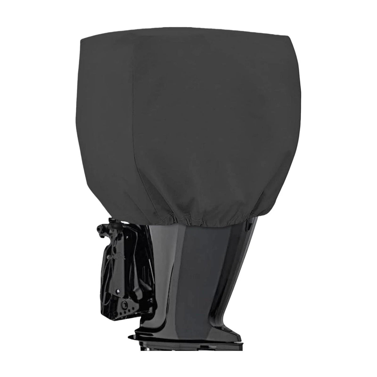 Outboard Motor Cover Waterproof Boat Engine Hood Cover for Motor 30-60 HP Black