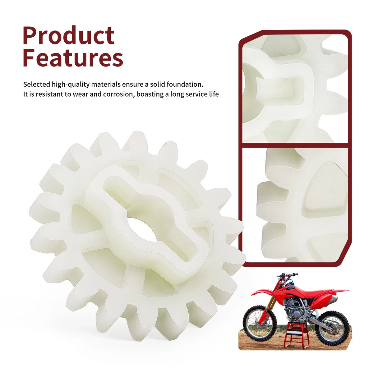 Oil Pump Driven Gear 18T for Honda CRF250R (2004–2009)