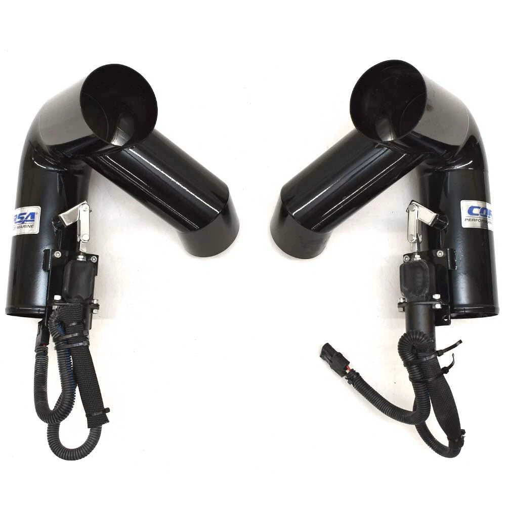 Mercury CAT 2.0SP Boat Corsa Exhaust Diverters P62362 - (set of 2)