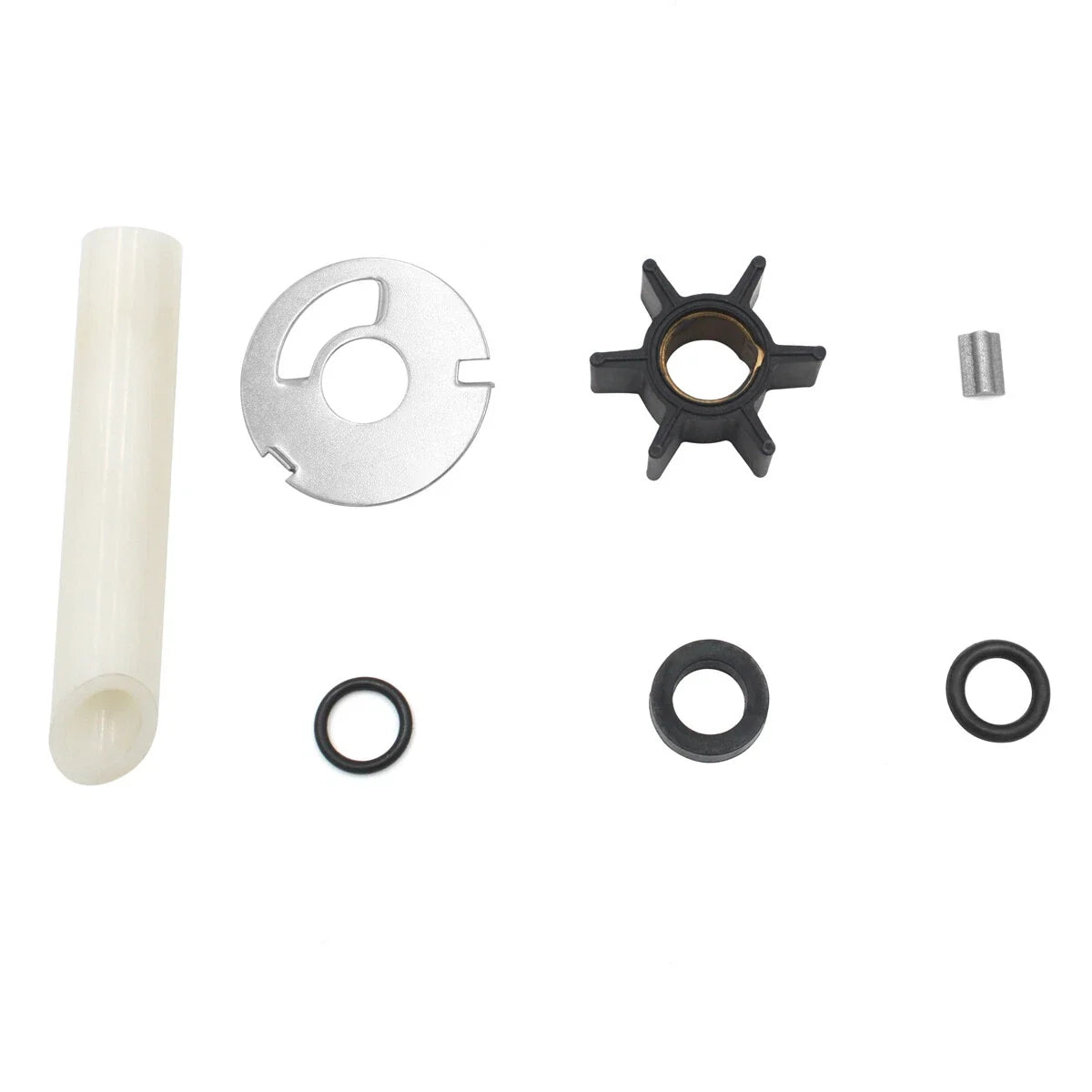 Water Pump Impeller Kit for Mercury 4-9.8 HP Outboard (0.456")