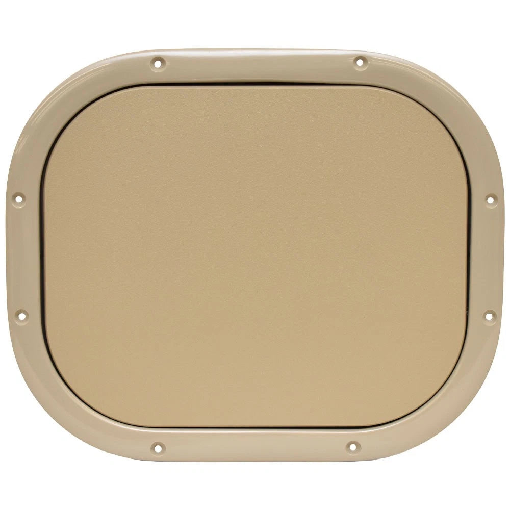 Blue Wave Boat Fuel Access Hatch 2430-0023 - Beige 13 X 15 1/2 Inch