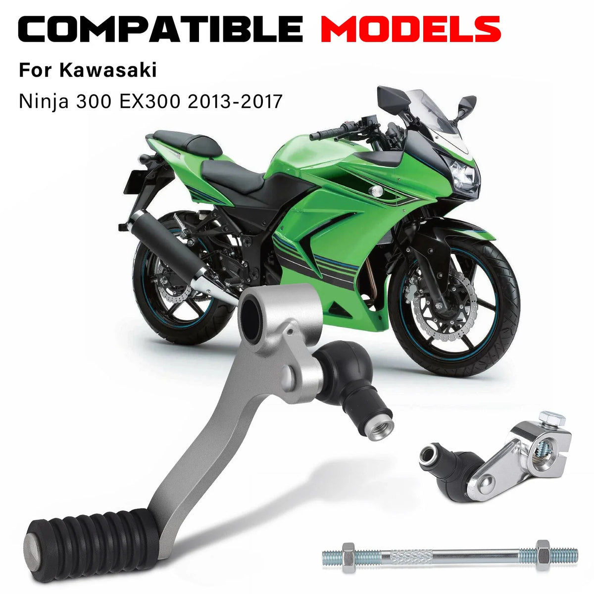 Gear Shift Lever for Kawasaki Ninja 300 EX300 (2013–2017)