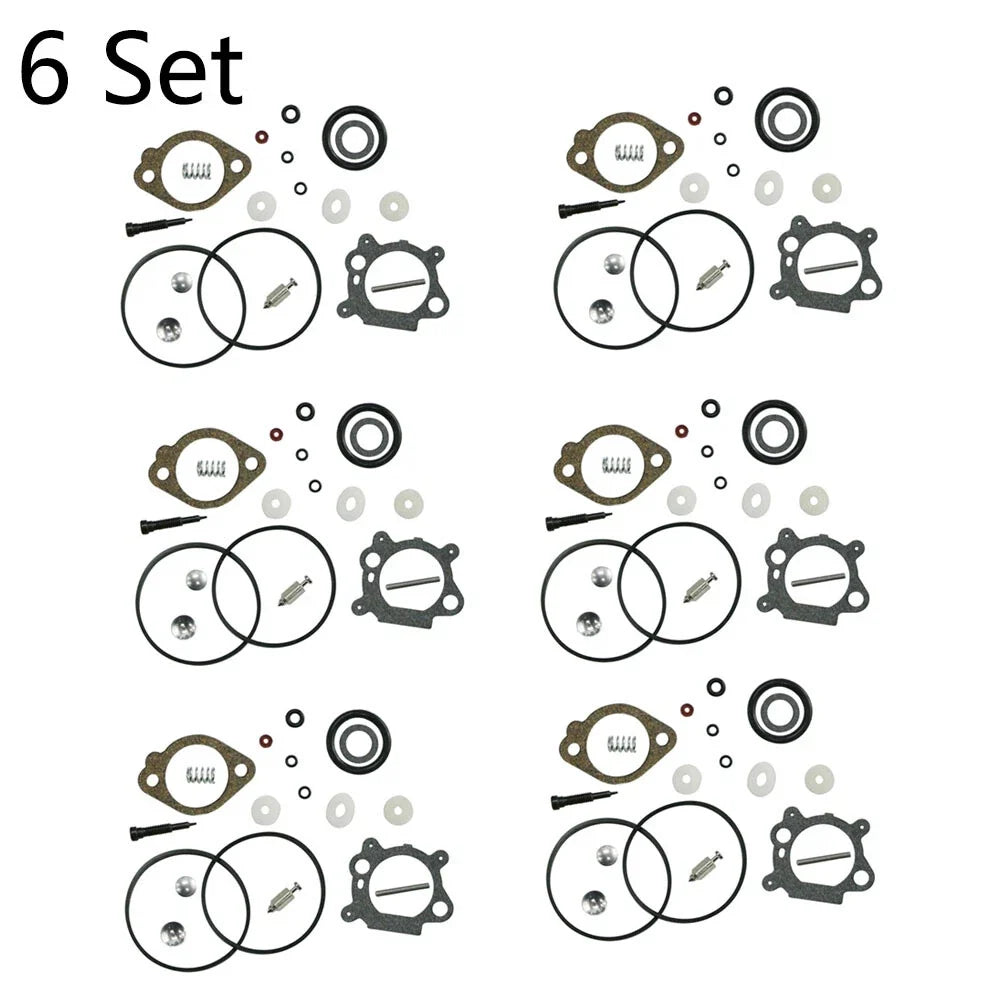 Set of 6 Carburetor Repair Kits for B&S 492495 493762 498260