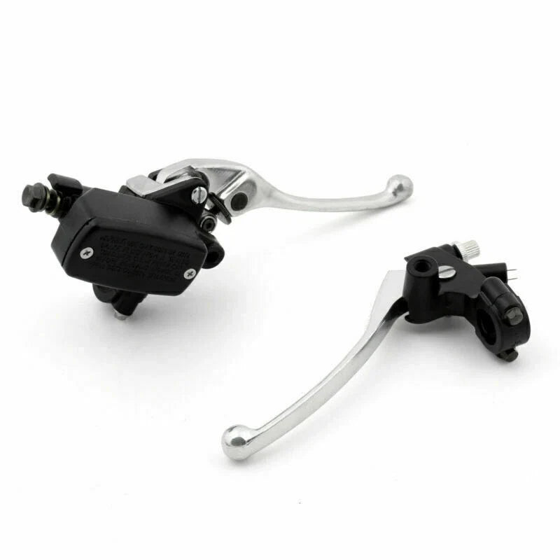 Chrome Hand Control Reservoir Brake Clutch Levers for Motorcycle (T9)