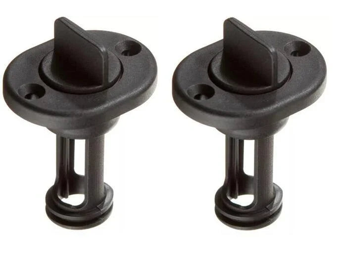 2 pc Screw Type Drain Plug for Skeeter Boats Kayaks (with Rubber O-Ring)