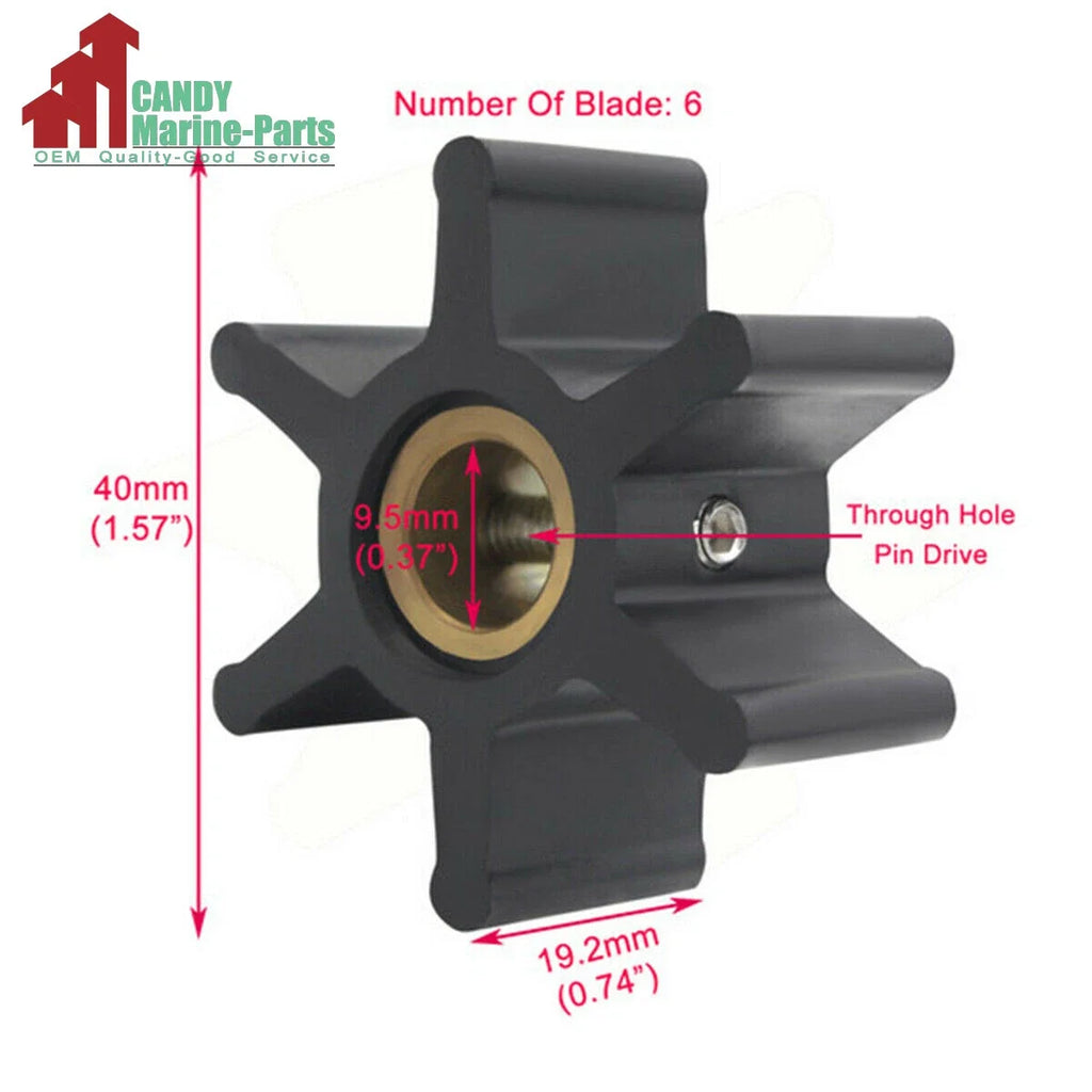 Yanmar Marine Diesel Impeller for Yanmar (104211-42071, 104211-42070, 104211-42090)