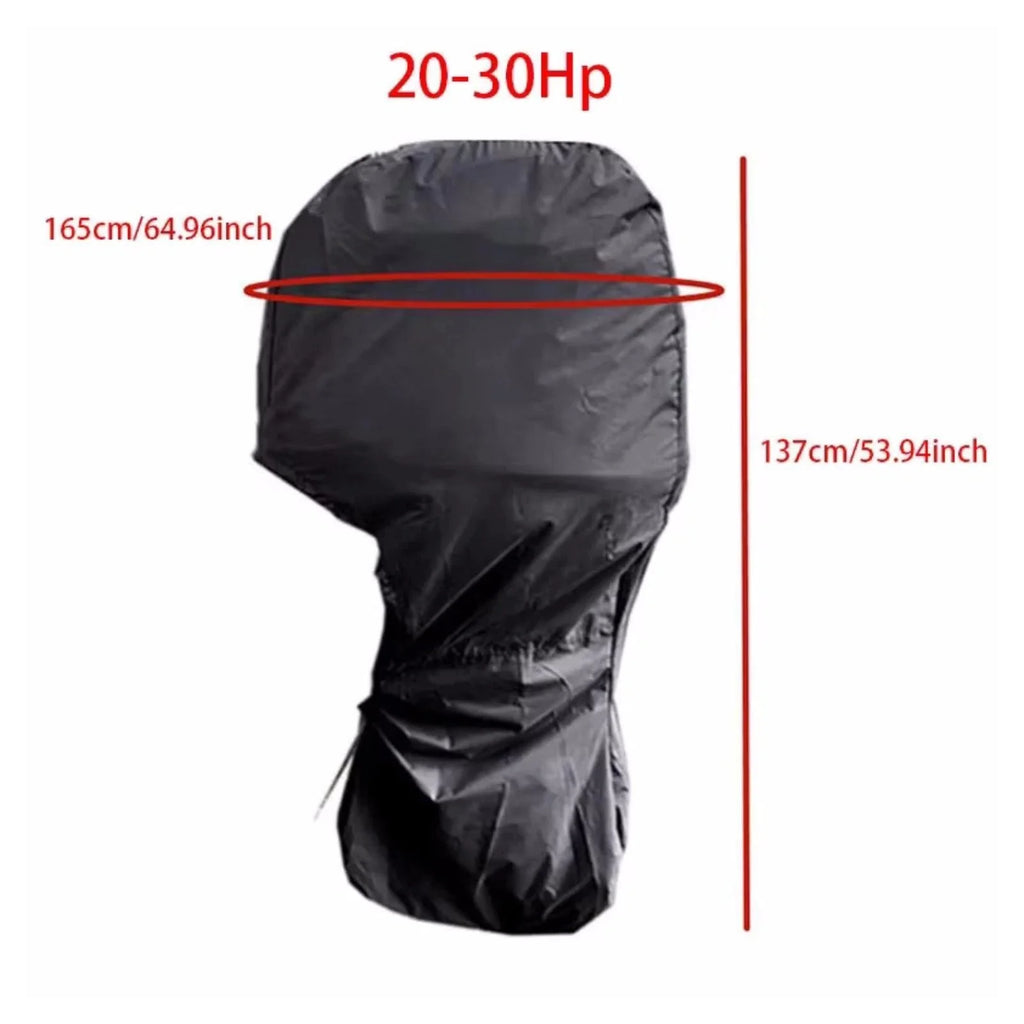 Outboard Motor Engine Cover for Mercury 20-30 HP (Trailerable, Black)