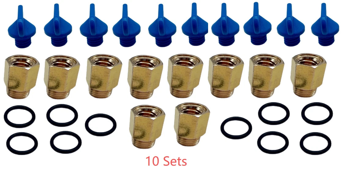 10 Sets Drain Plug Kit for MerCruiser Sterndrives 4 Cylinder 22-862557 8M0119211