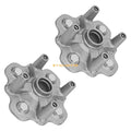 Set of 2 Front Left & Right Wheel Hubs for Yamaha Wolverine YFM350 YFM450 (2006–2010)
