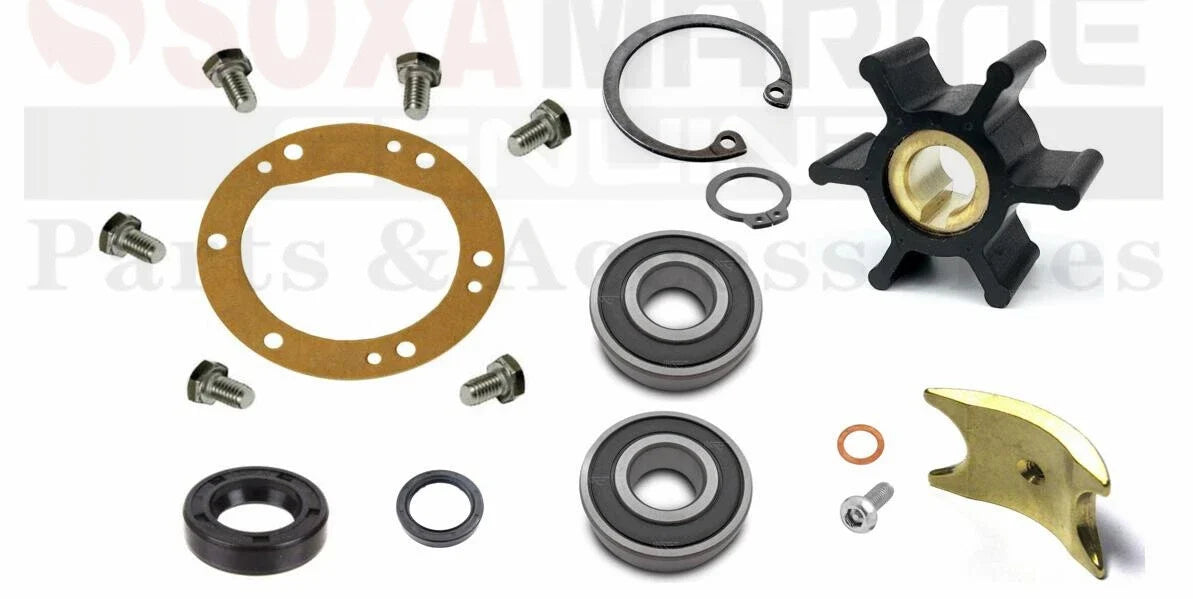 Sea Water Pump Major Repair Kit for Yanmar 2QM 2QM20 3QM30 (All Years) 724770-42702