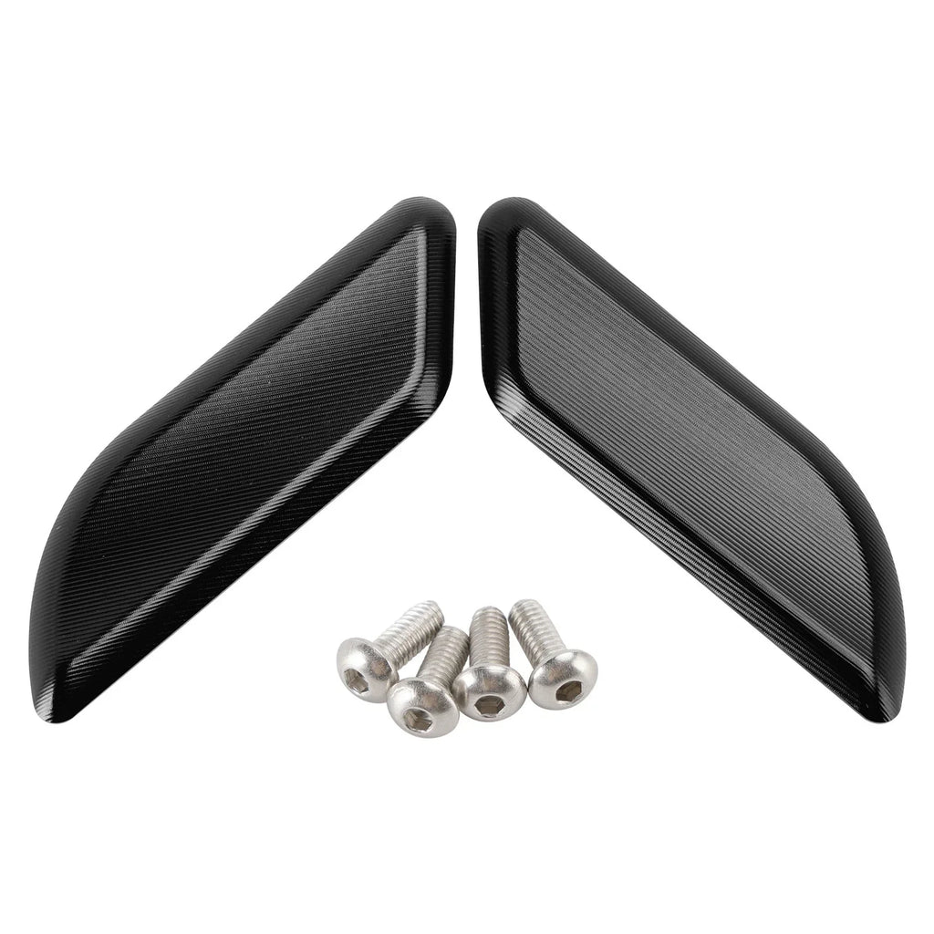 Black mirror delete block off plates for Ducati Panigale 1299 959 (2015–2019)