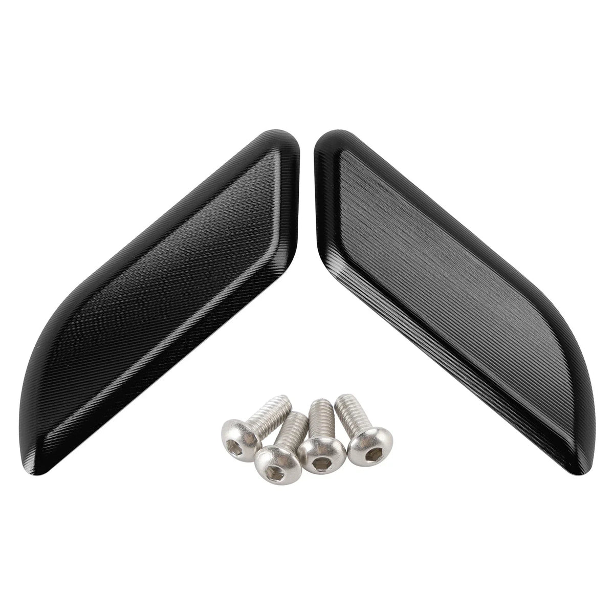 Black mirror delete block off plates for Ducati Panigale 1299 959 (2015–2019)