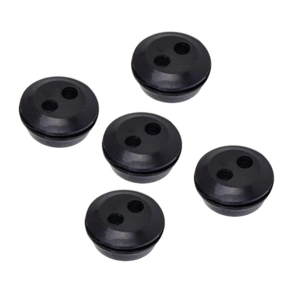 5pc Fuel Gas Tank Grommet for Stihl Husqvarna Homelite Lawn Mower (2 Hole)