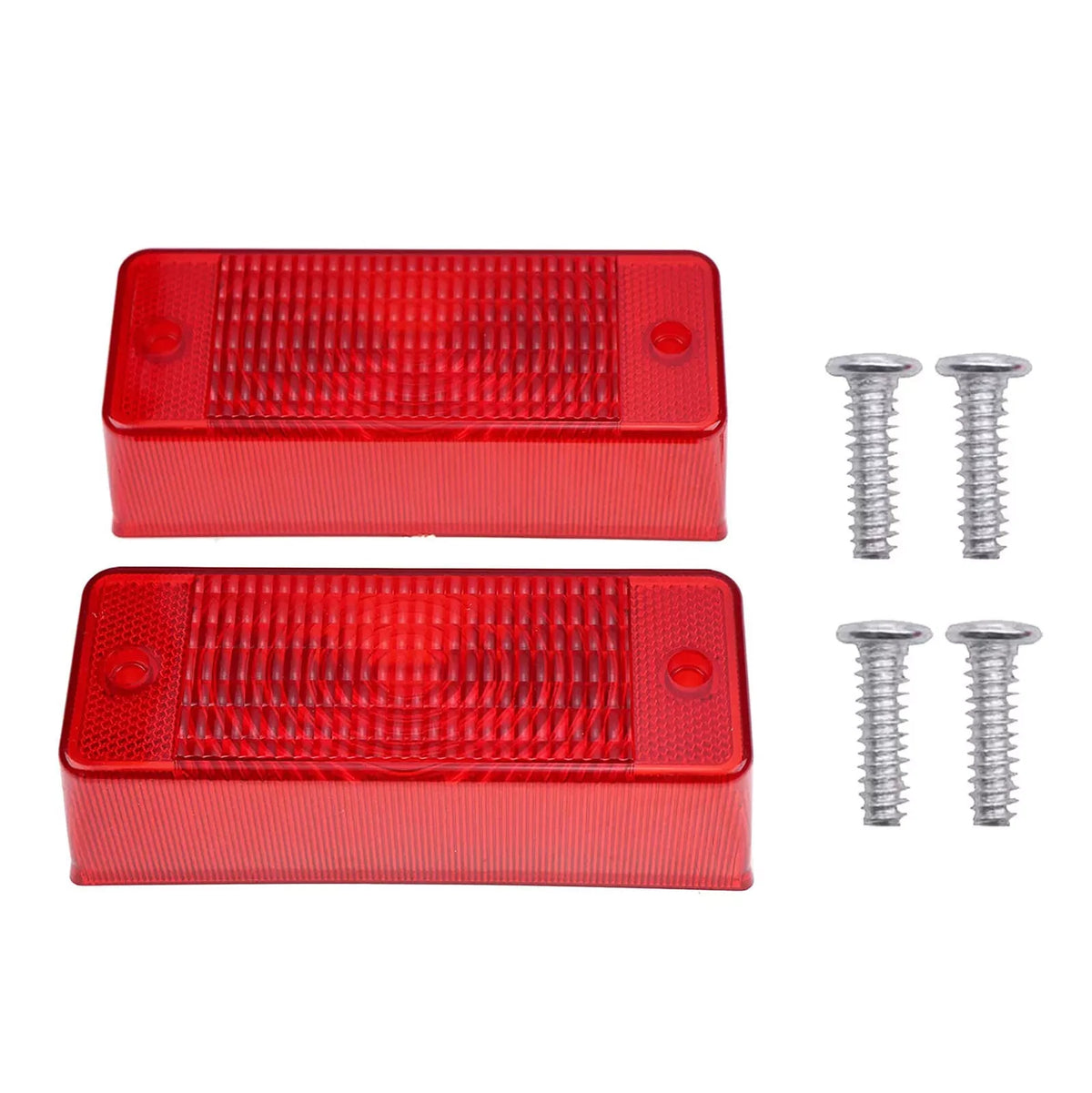 2X Red Tail Light Lens 6672276 for Bobcat S185 S220 S250 S300 S130 S150 S160