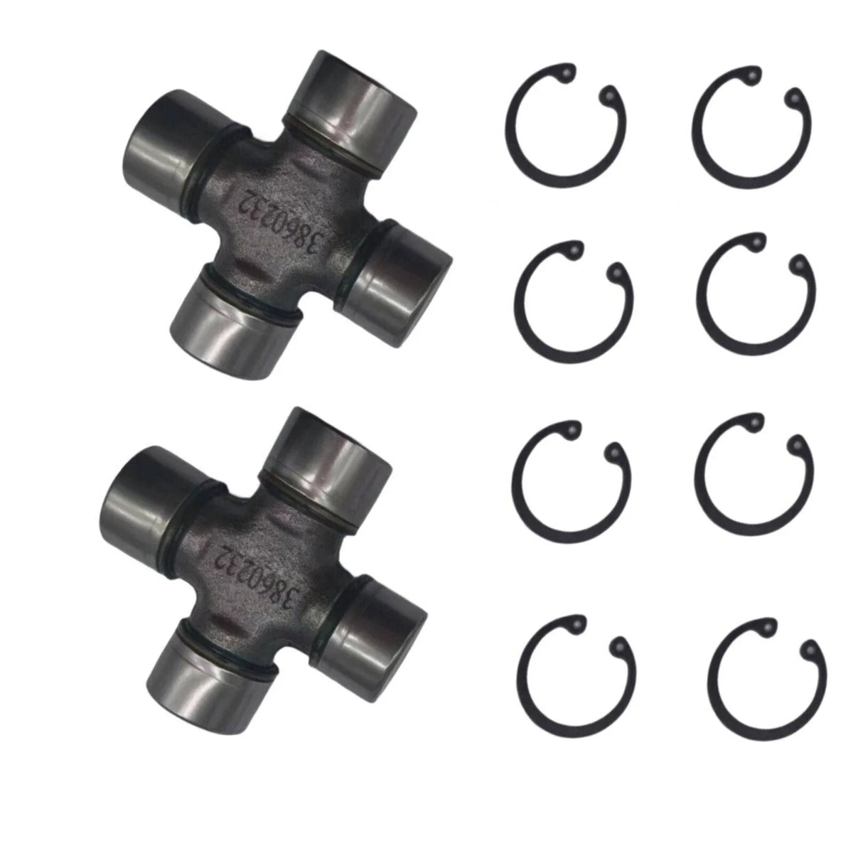 2Pcs U-Joint for MerCruiser Alpha One Gen 2 Bravo (Cross Bearing)