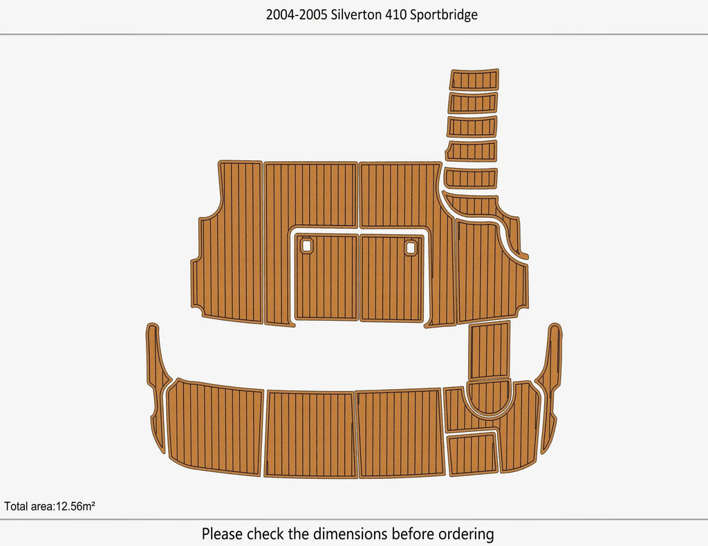 EVA Foam Pad Flooring Mat for Silverton 410 Sportbridge (2004)