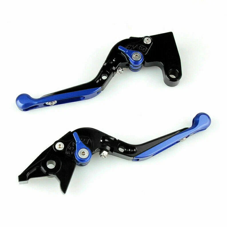 Adjustable Folding Brake Clutch Levers for Kymco AK550 (2017–2018) T9 Blue