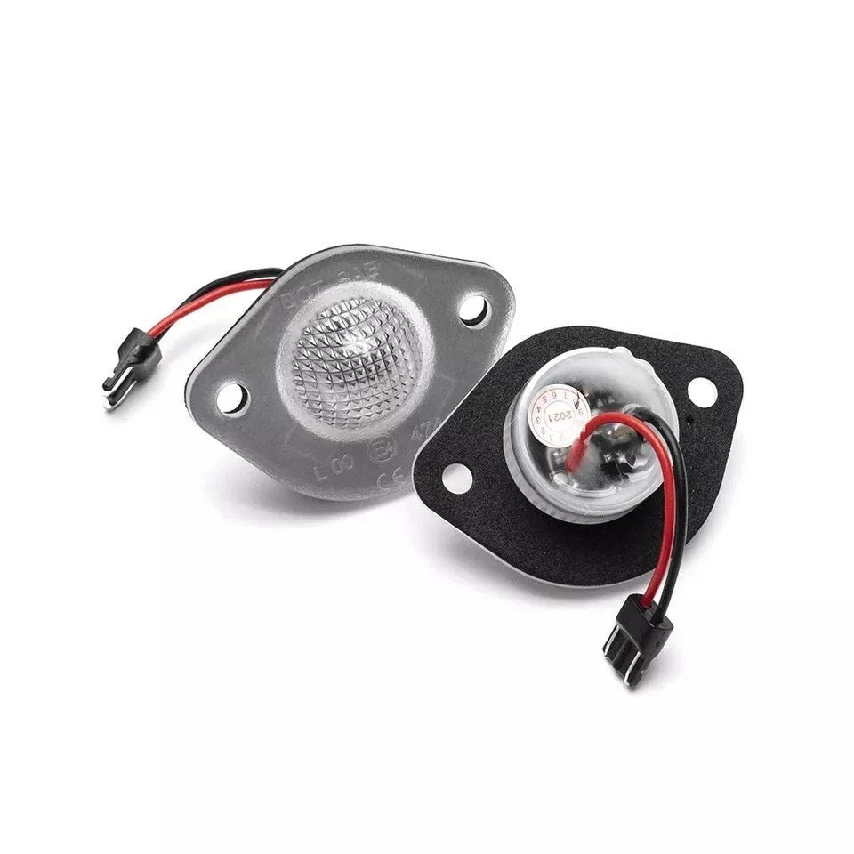 2Pcs White LED License Plate Lights for Ford Mustang (1994–2004)
