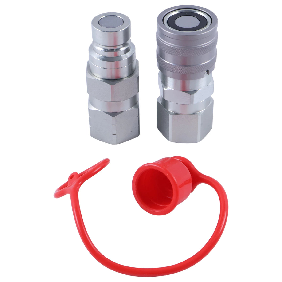 Male &female Hydraulic Flat Face Quick Coupler 153-2994 153-2995 for Caterpillar