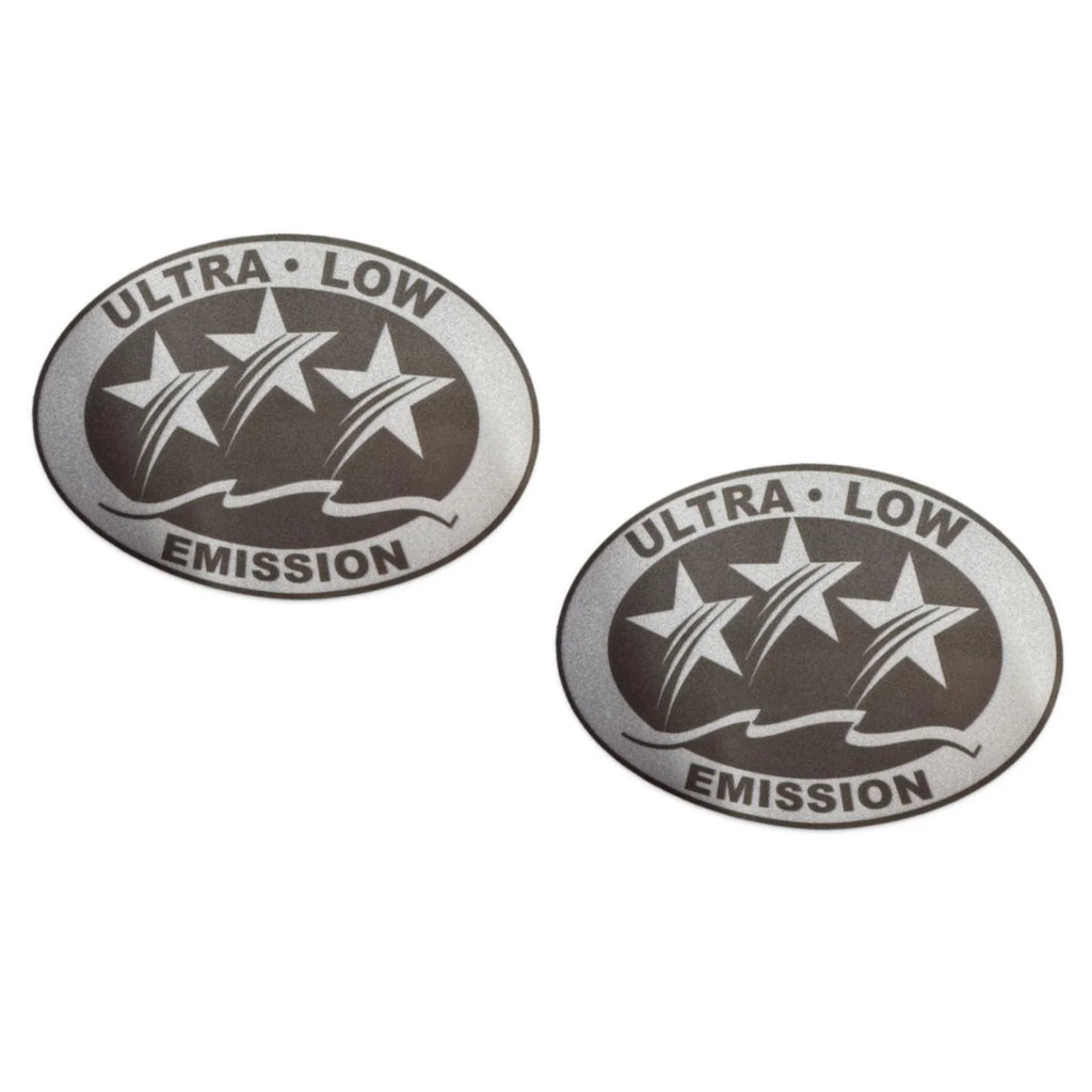 2X Outboard Graphic Sticker Decal for (Light Gray)