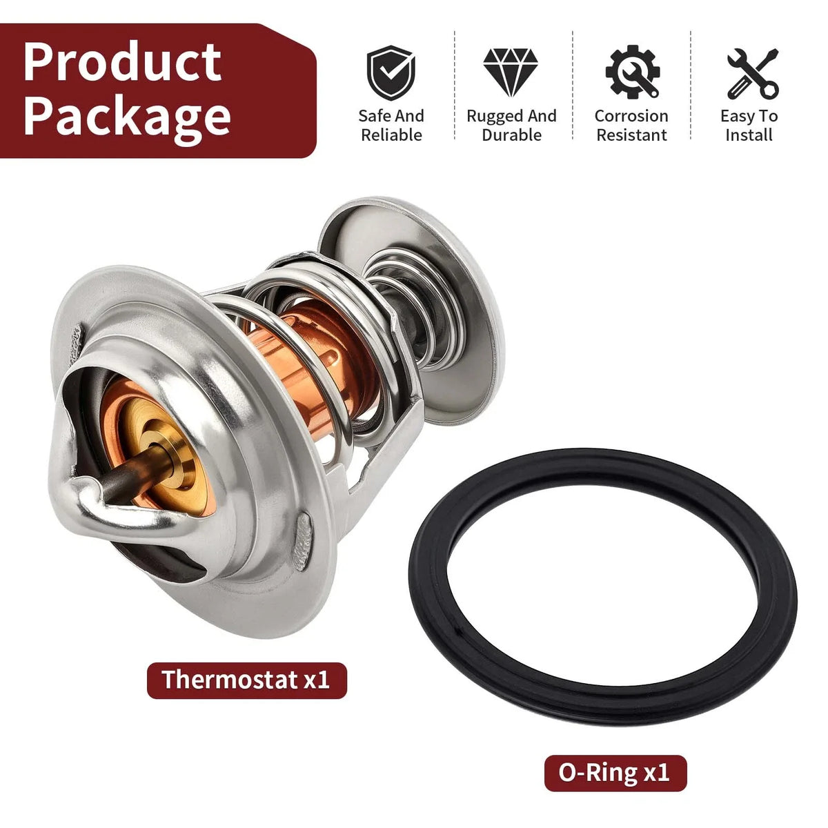 Thermostat O-Ring 19300-HN8-305 19300-HN8-003 for Honda TRX700XX Rincon 650 680 (2006–2014)